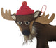Cute Hand Crafted Plush Felt Ornament Woodland Animal 7 in Large, Moose