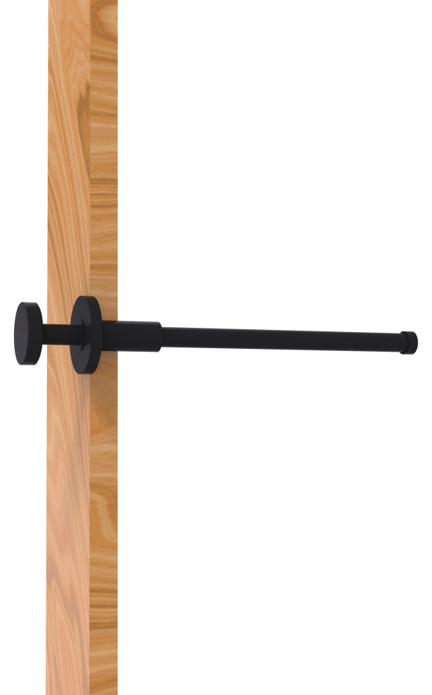 Fresno Retractable Pullout Garment Rod, Matte Black