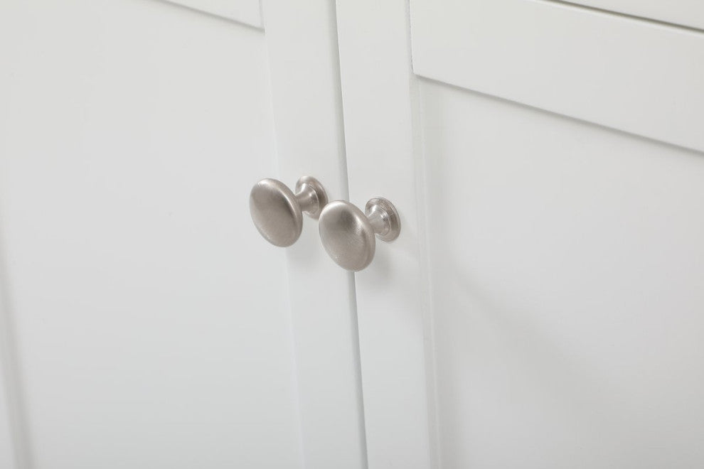 Home Living 22" Farmhouse White-Light Bathroom Vanity