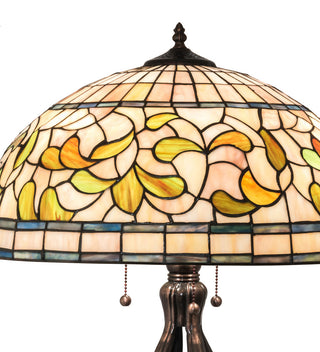 30 High Tiffany Turning Leaf Table Lamp