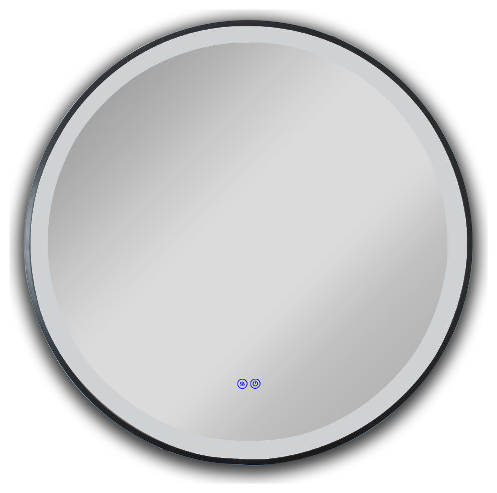 CHLOE Lighting LUMINOSITY Embedded Round TouchScreen LED Mirror