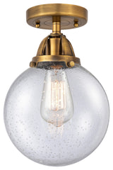 Beacon Semi-Flush Mount, Brushed Brass, Seedy, Seedy