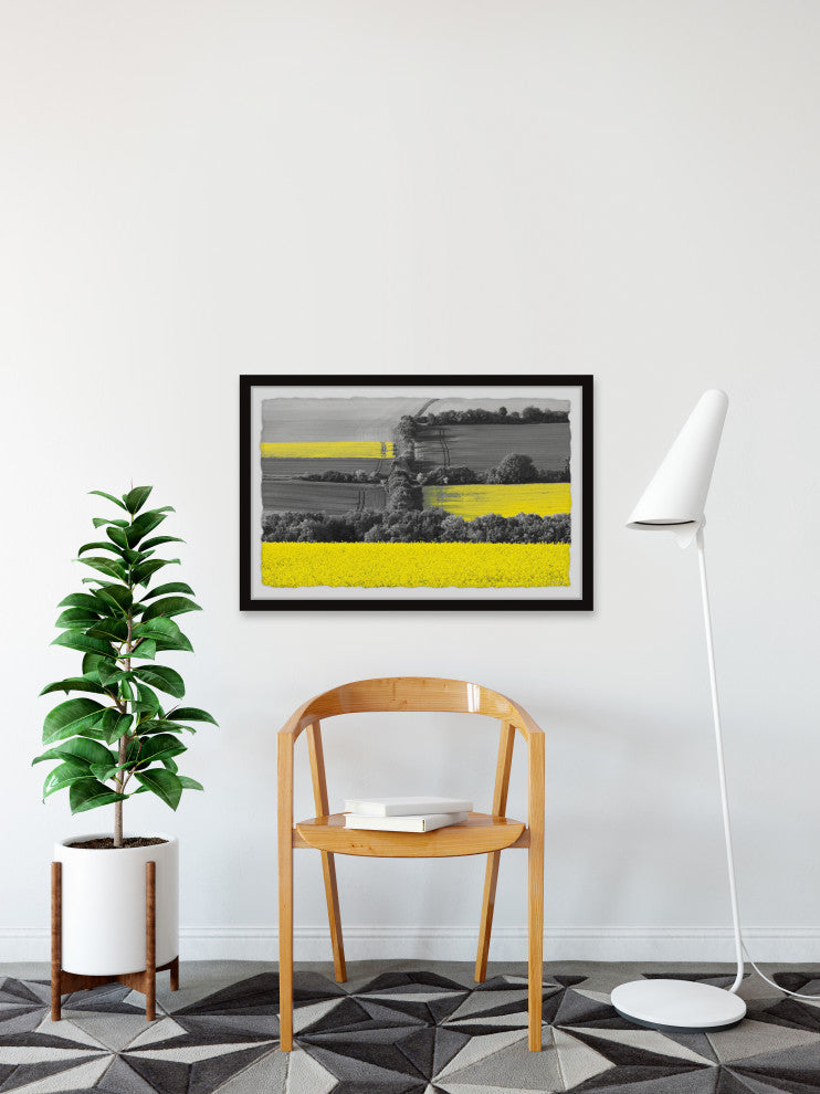 "Spring Colors" Framed Painting Print, 18x12