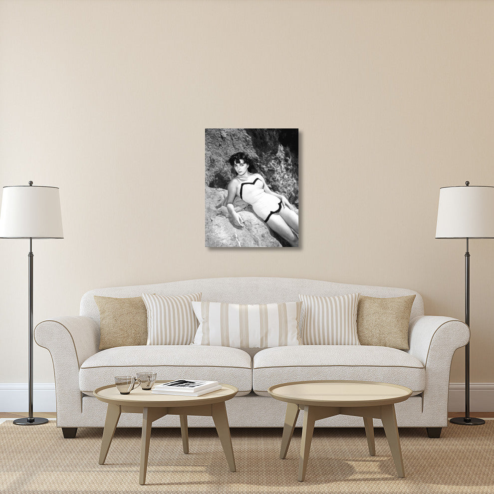 "Joan Collins" Stretched Canvas Giclee by Hollywood Photo Archive, 28x36"