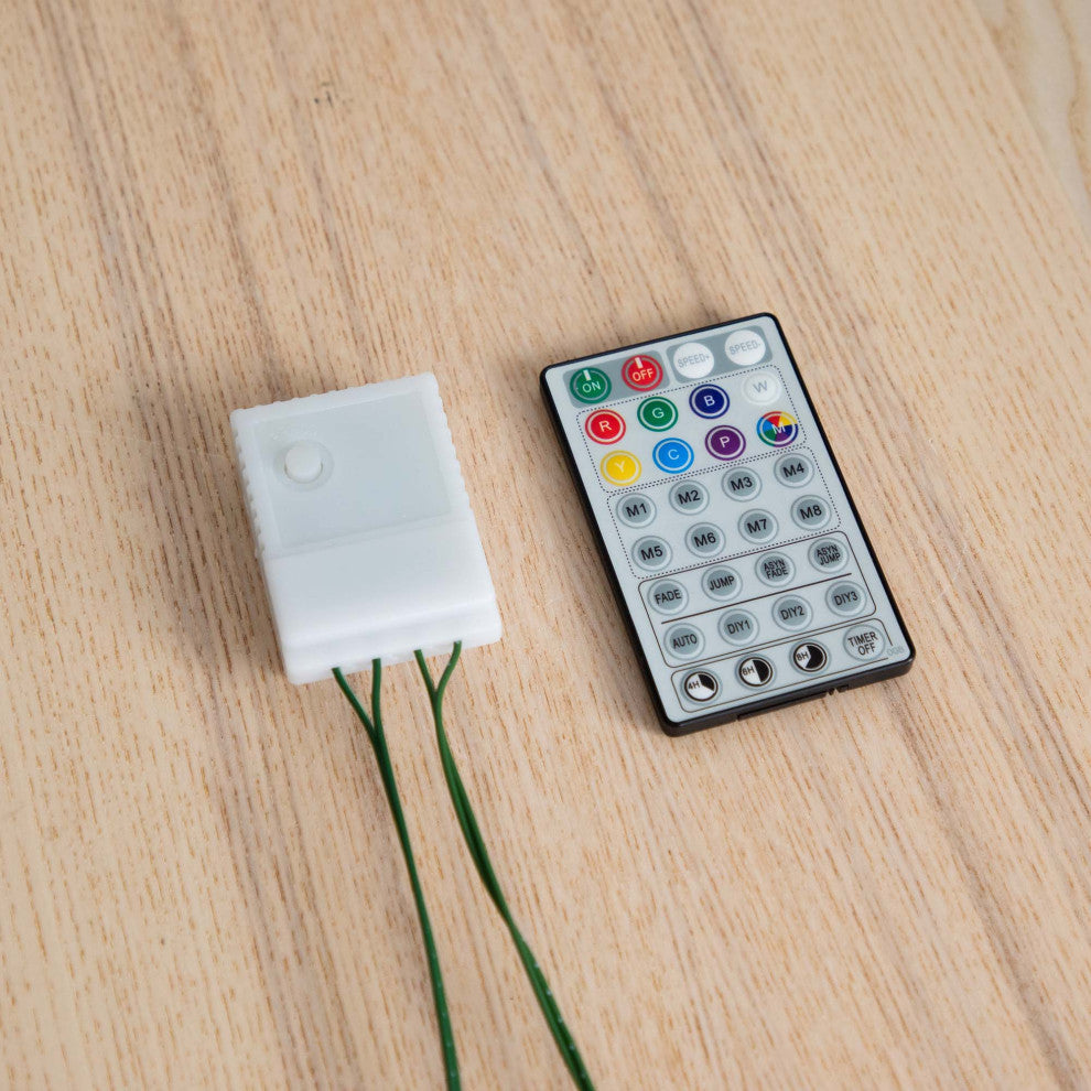 7ft. Pre-Lit Artificial Edmonton Fir Light Show Memory Shape Christmas Tree