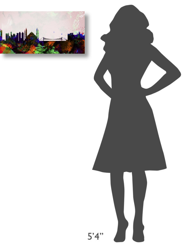 "Istanbul City Skyline" Fine Art Print