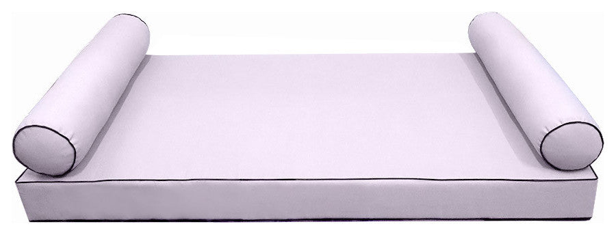 Style5 Twin-XL Contrast Mattress Bolster Cushion Outdoor Slip cover ONLY AD107