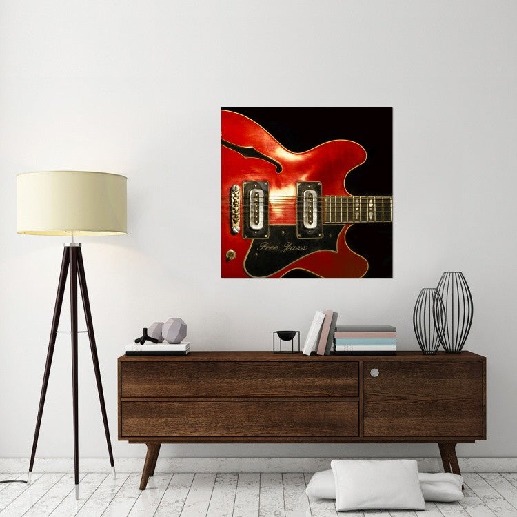 "Free Jazz" Stretched Canvas Giclee by Steven Hill, 40x40"