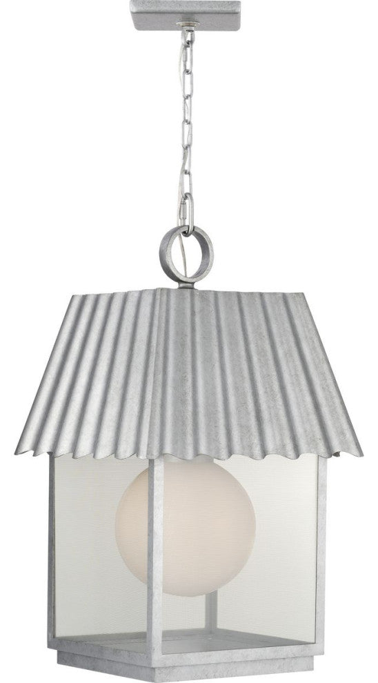 POINT DUMEÂ® Hook Pond Galvanized Finish Outdoor Hanging Lantern