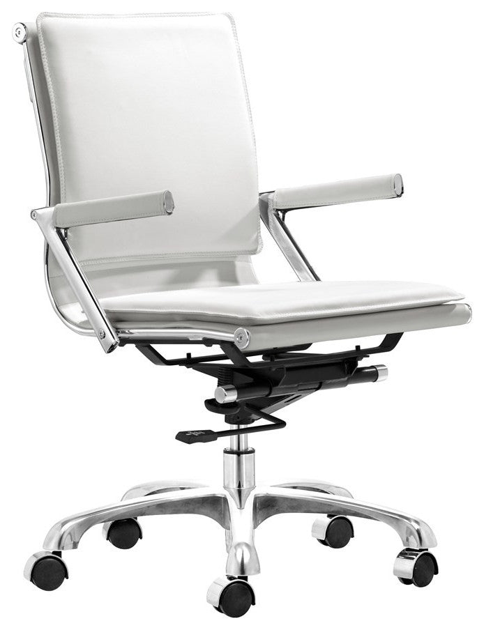 Lider Plus Office Chair by Zuo Modern , White