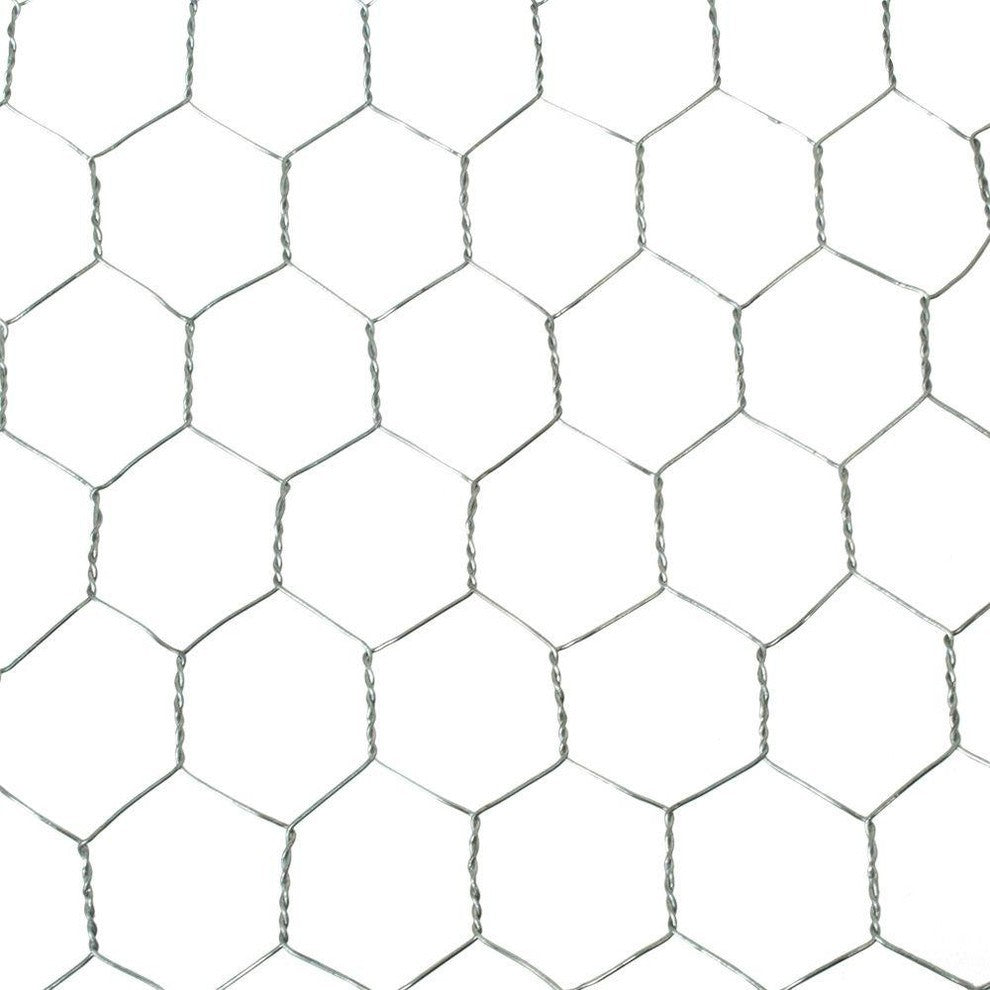 YardGardÂ® 308447B Galvanized Poultry Netting, 20-Gauge, 1" Mesh, 72" x 50'