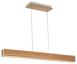 Drift LED Linear Pendant 3000K, Walnut, 38"