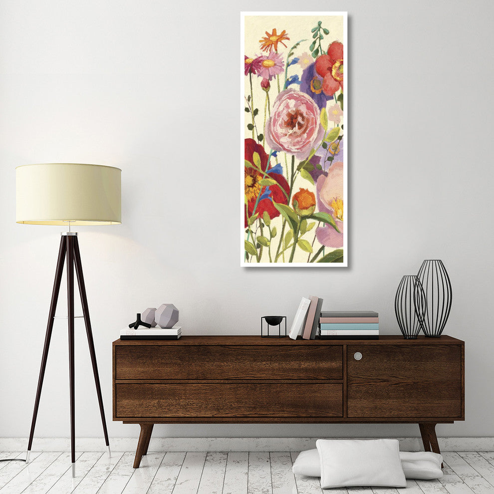 "Couleur Printemps II Panel I" Digital Paper Print by Shirley Novak, 26"x62"