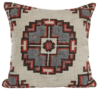 Rustic Medallion Throw Pillow