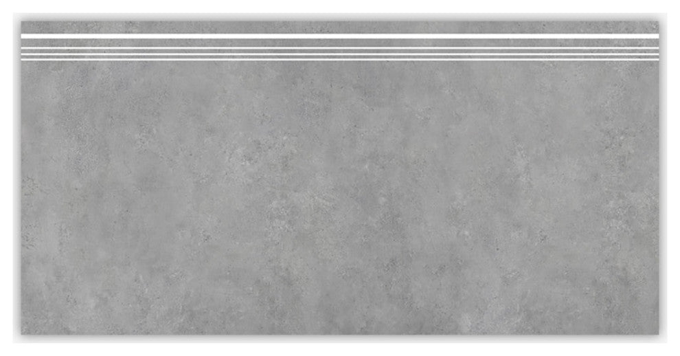Clay Grey R11 Matte 24x48 Bullnose Porcelain Paver