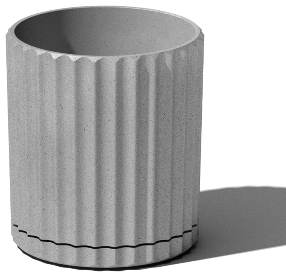 Veradek Demi Series Demi 6" Planter, Grey, 6 Inch, 1 Pack