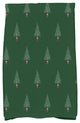 Filigree Forrest, Geometric Print Kitchen Towel, Green, 18 x 30"