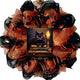 Happy Halloween Gothic Cat Handmade Deco Mesh Wreath
