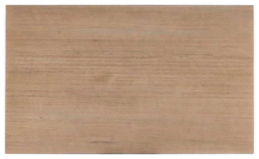 Linon Jordan Wood Dining Table in Washed Gray