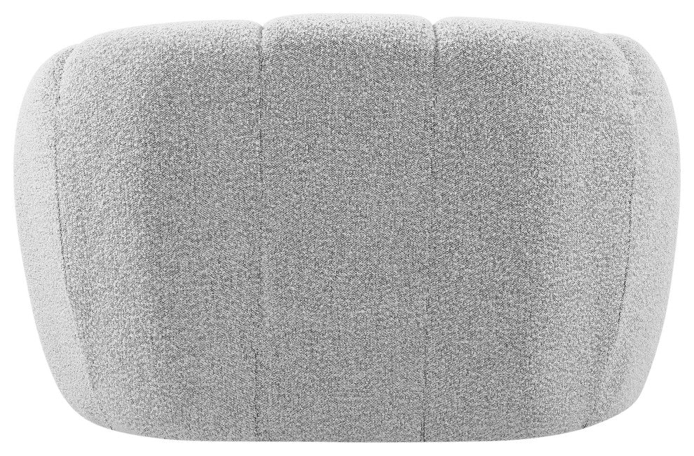 Elijah Boucle Fabric Upholstered Chair, Grey