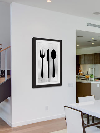 "Silverware" Framed Painting Print