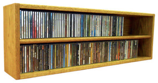Shows entire cabinet with CDs on a clean white background; front-facing, best overall product representation.