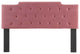 Juliet Tufted King/California King Performance Velvet Headboard-Dusty Rose