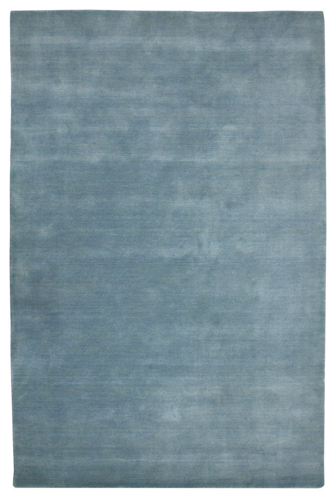 Arizona Rye Area Rug, Light Blue, 9' x 12', Solid