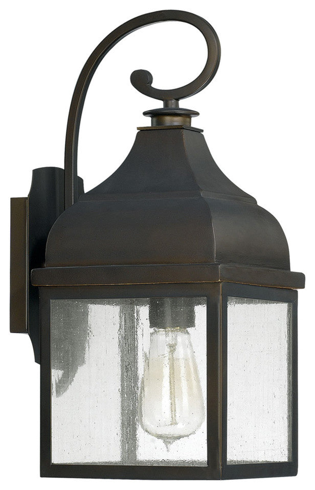 Westridge 1 Light Outdoor Wall Lantern in Old Bronze