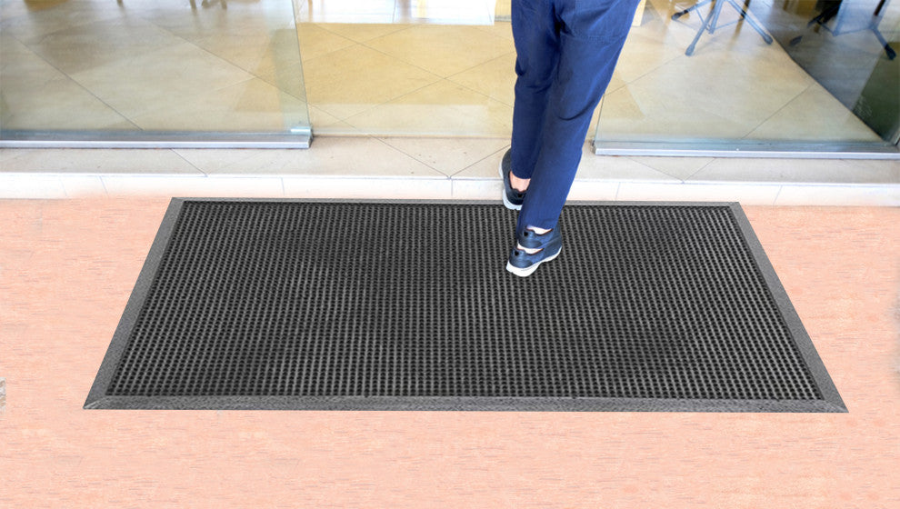 Heavy Duty Rubber Stud Multi-Utility Doormat, 36"x72"