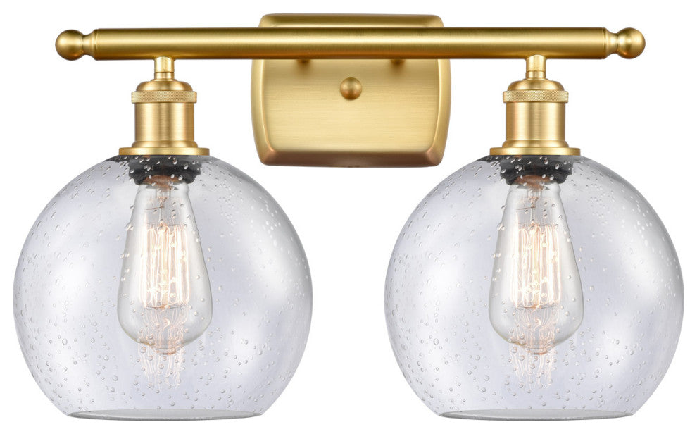 Innovations Lighting 516-2W-SG-G124-8-LED 2 Light 16" Bath Vanity Light