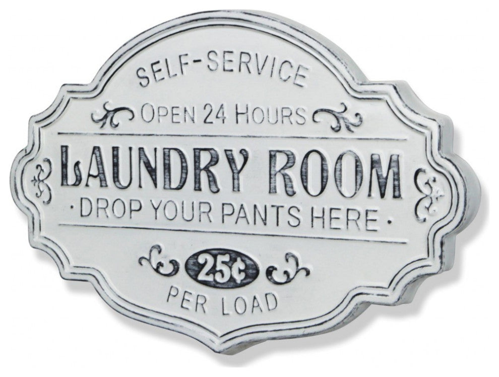 Laundry Room Metal Sign