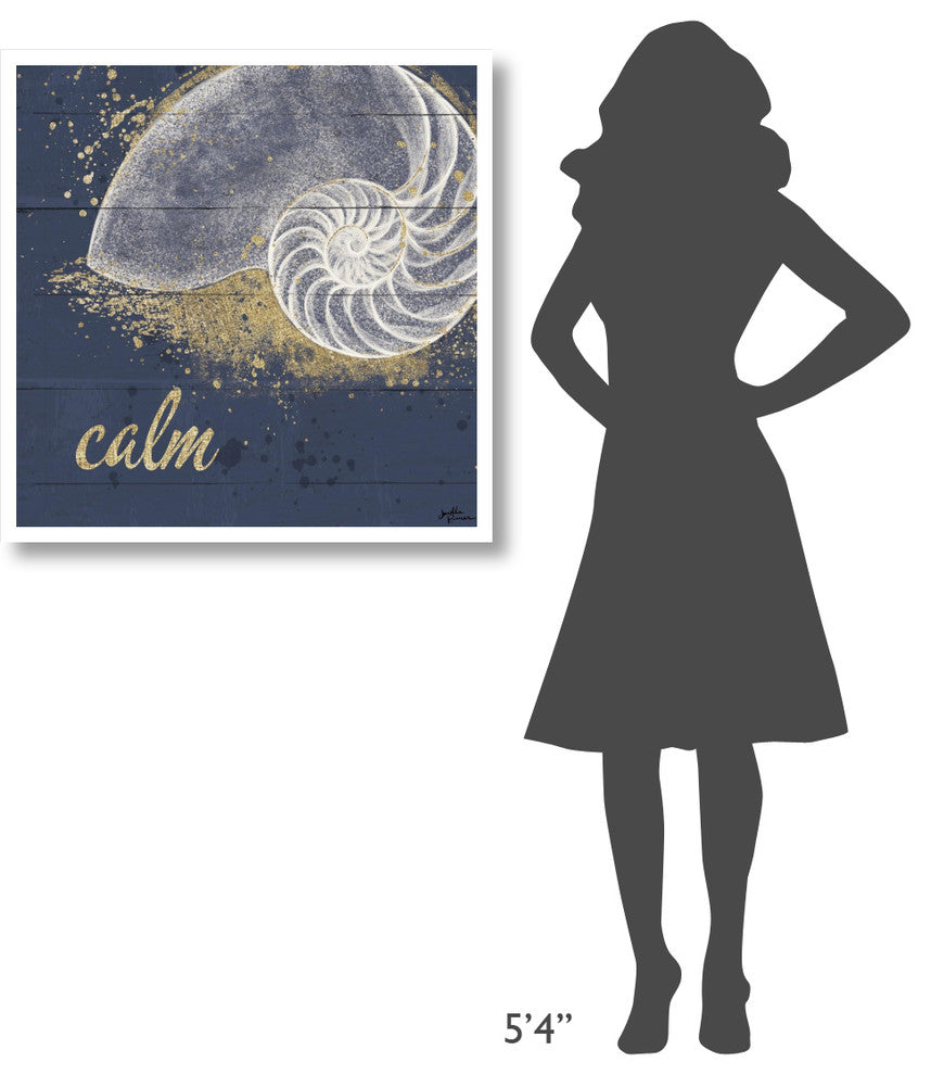 "Calm Seas IX" Digital Paper Print by Janelle Penner, 32"x32"