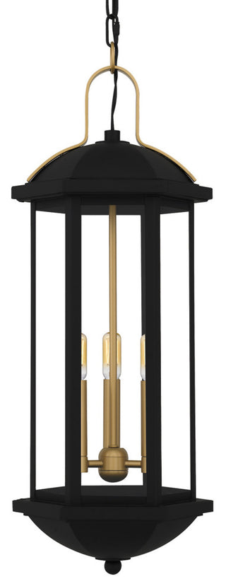 Quoizel CFD1510 Crestfield 3 Light 10"W Mini Pendant - Matte Black