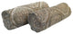20"X8" Double-Corded Jacquard Chenille Bolster Pillows, Set of 2, Gray Damask