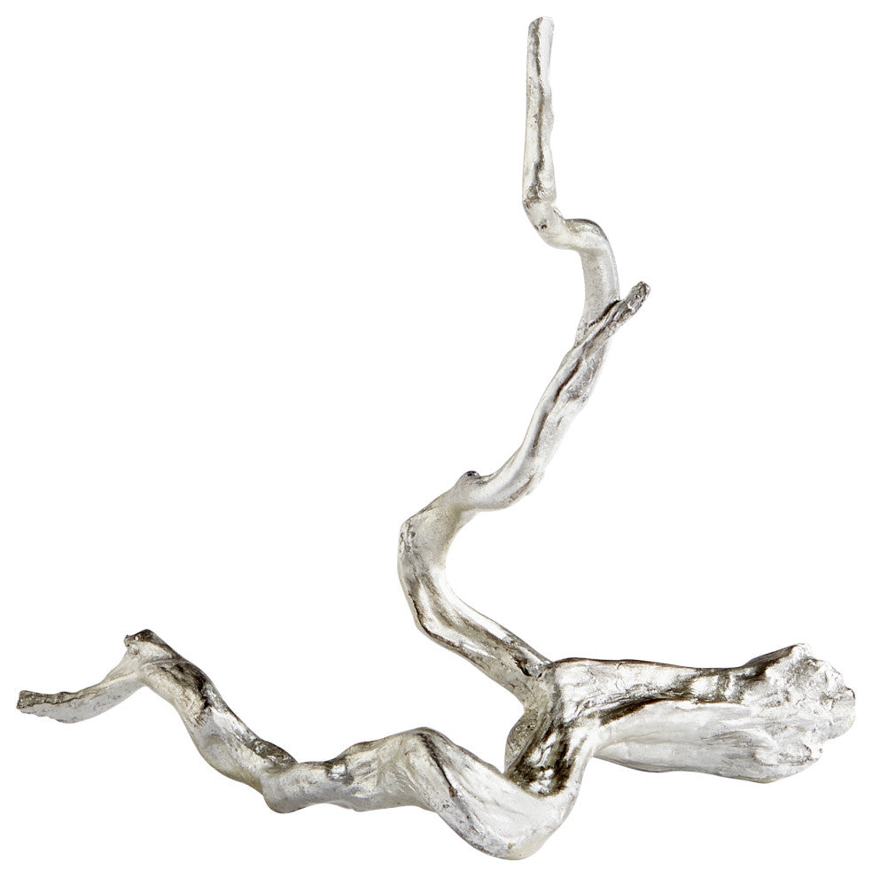 Small Drifting Silver Sculpture