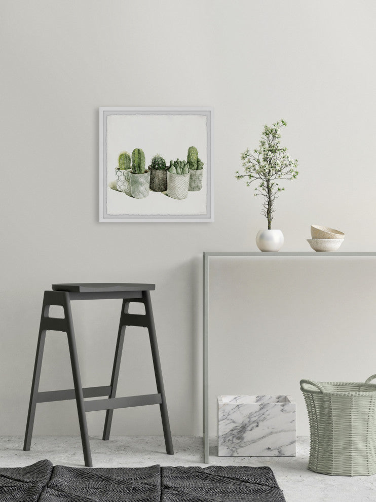 "Decorative Planters" Framed Painting Print