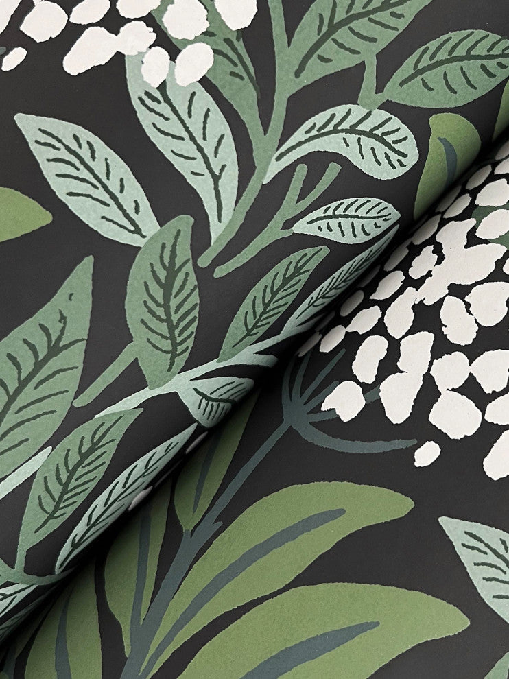Highgrove Black Wallpaper