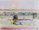 Camille Pissarro The Effect of Sunlight, 21"x28" Wall Decal Print