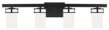 Robie 4-Light Wall/Bath, Midnight Black