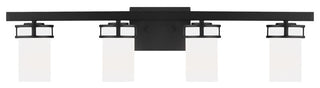 Robie 4-Light Wall/Bath, Midnight Black