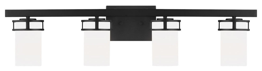Robie 4-Light Wall/Bath, Midnight Black