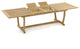 13-Piece Outdoor Teak Dining: 117" Masc Rectangle Table, 12 Goa Stacking Chairs