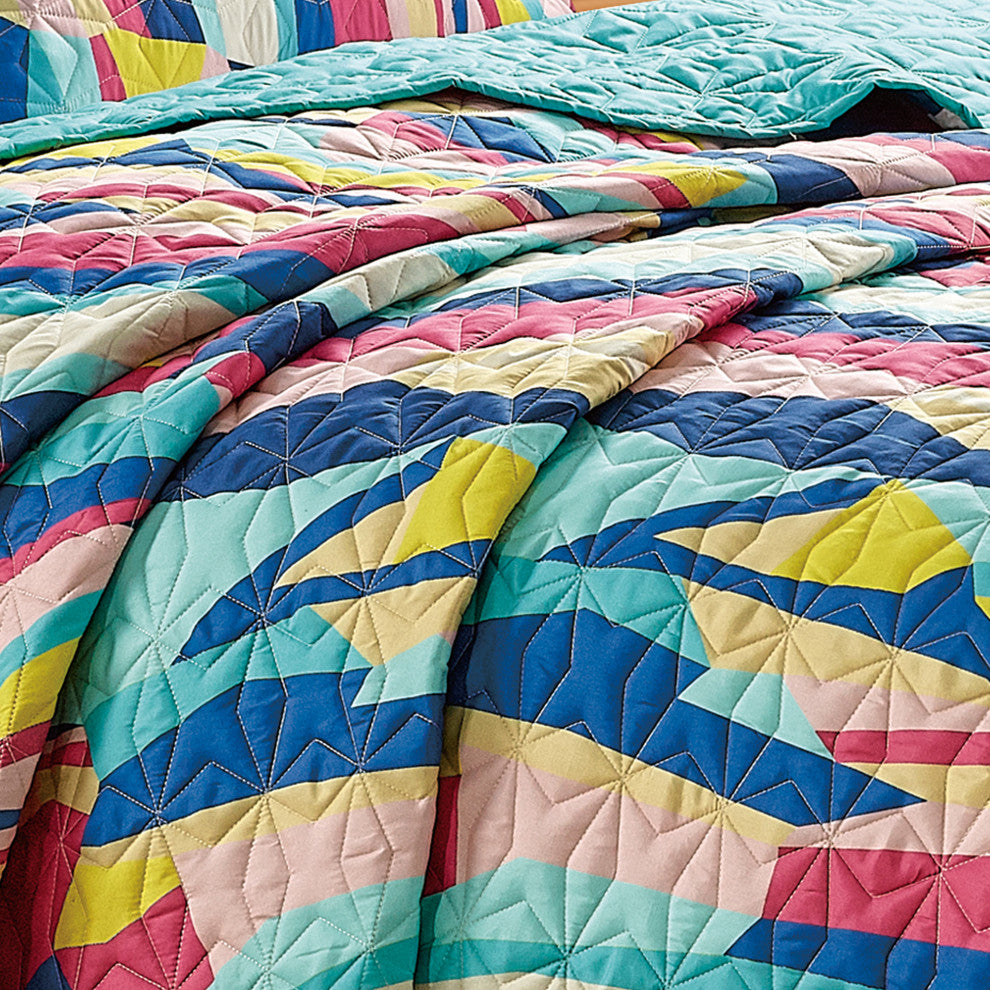 Kuniko 3 Piece Bedspread Set, Queen