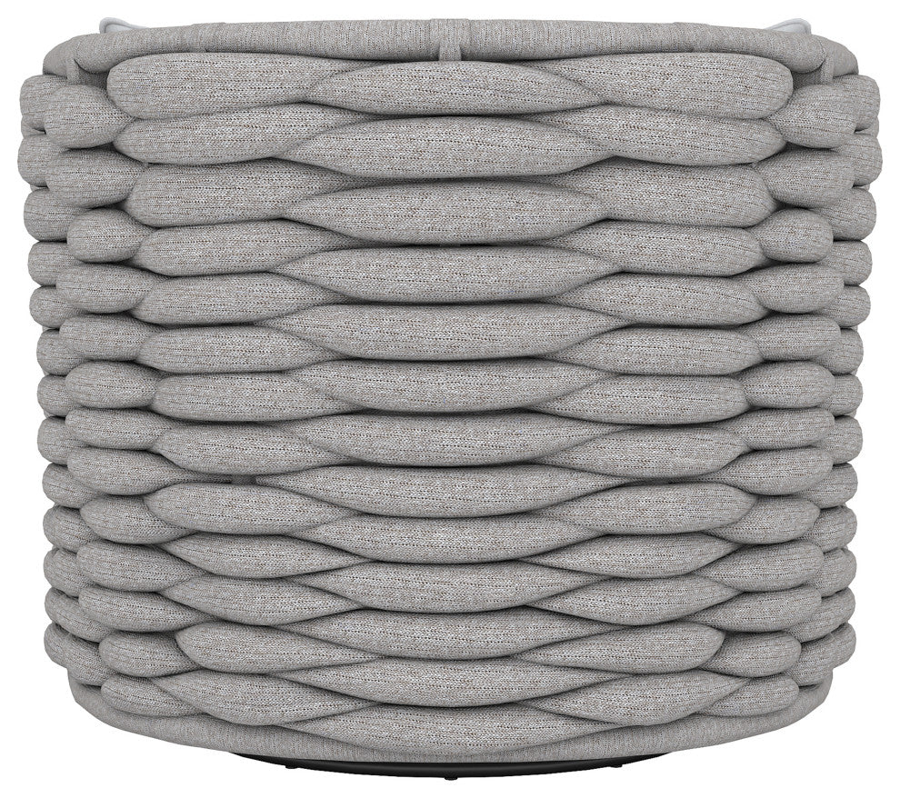 Bernhardt Wailea Nordic Gray Outdoor Swivel Chair