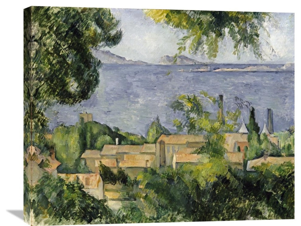 "The Rooftops of L''Estaque" Artwork, 30" x 24"