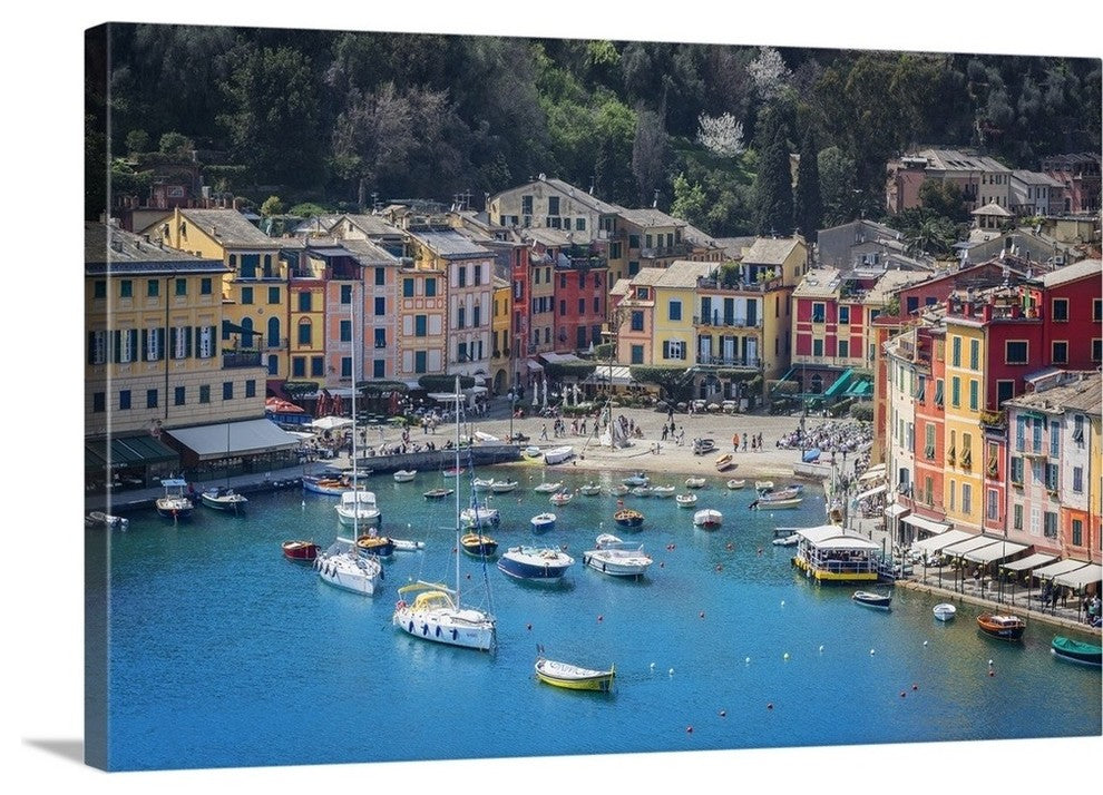 "Portofino" Wrapped Canvas Art Print, 36"x24"x1.5"