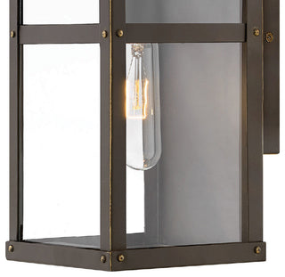Hinkley Porter Small Wall Mount Lantern, Oil Rubbed Bronze