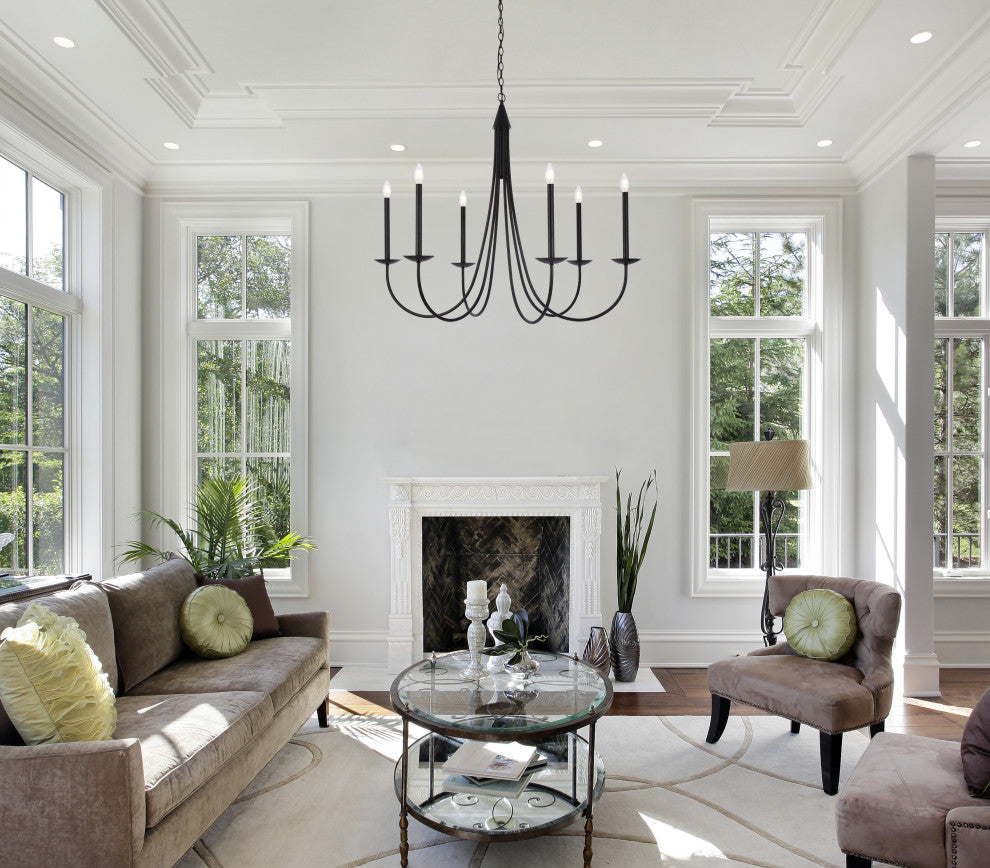 Chloe 42" Pendant, Black