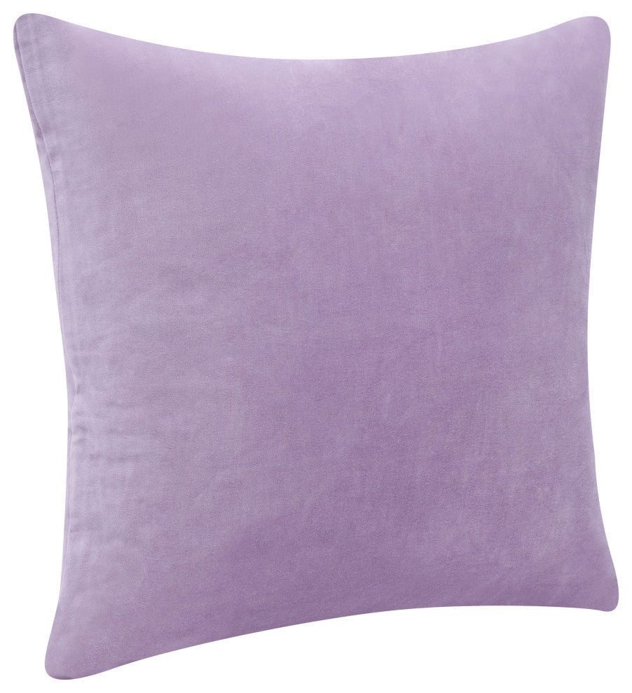 Stacy Garcia Lilac Velvet Handmade Throw Pillow